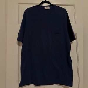Hermes "H" embroidered T-shirt 100% cotton